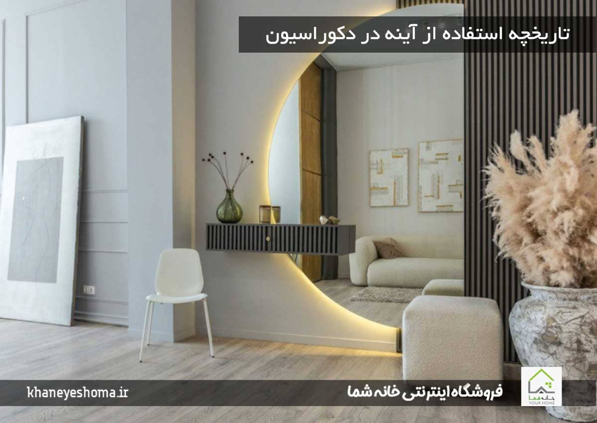 تاریخچه استفاده از آینه در دکوراسیون